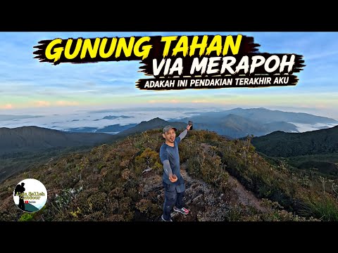 GUNUNG TAHAN VIA MERAPOH BERBALOI REDAH HUTAN PURBA 4 HARI UNTUK VIEW MACAM NI #hiking 
