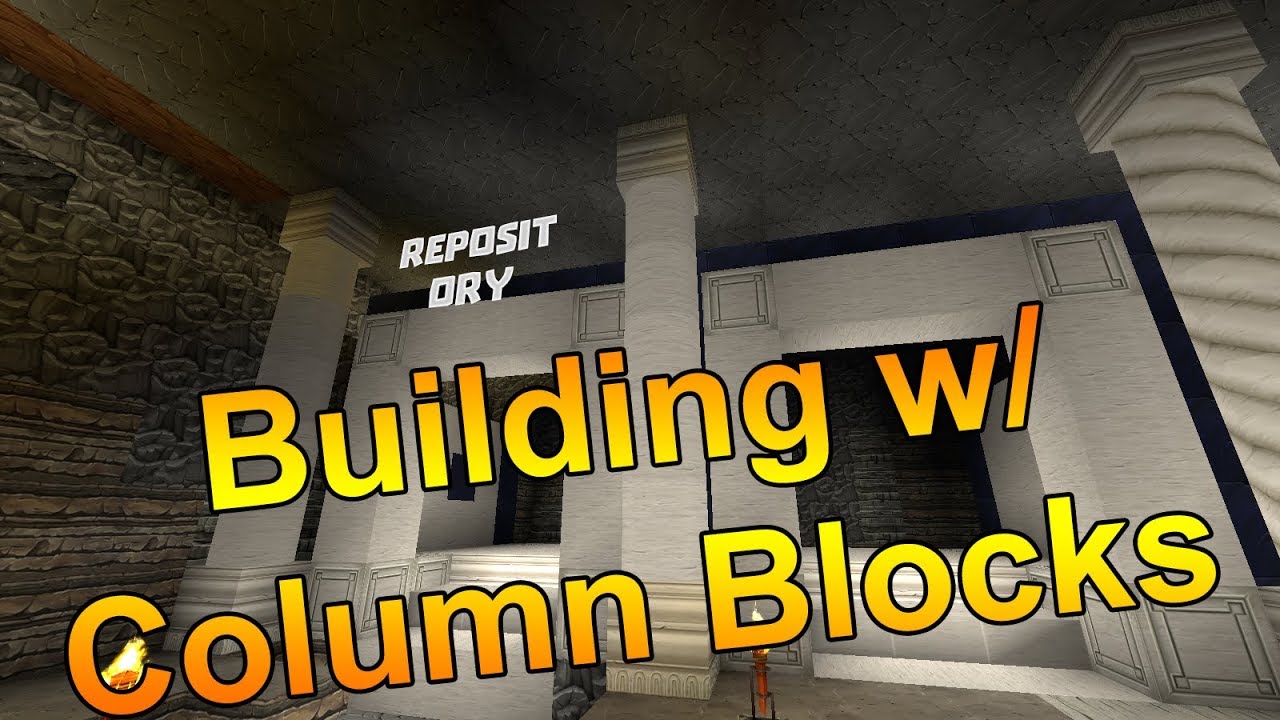 BUILDING WITH COLUMN BLOCKS ON A SMOOTH SERVER! - Creatinators (52) - Creativerse Let's Play