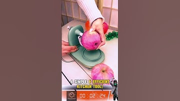 Innovative Apple Peeler: A Simple & Efficient Kitchen Tool!