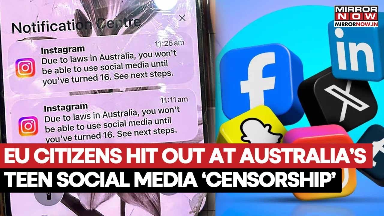Ограничение доступа подростков к социальным сетям в Австралии вызвало негативную реакцию, а Велик...
