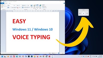 How to Use Voice Typing Windows 11 / Windows 10