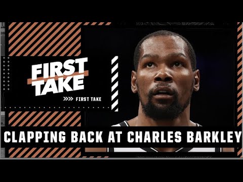 Is it a bad look for Kevin Durant to clap back at Charles Barkley? | First Take