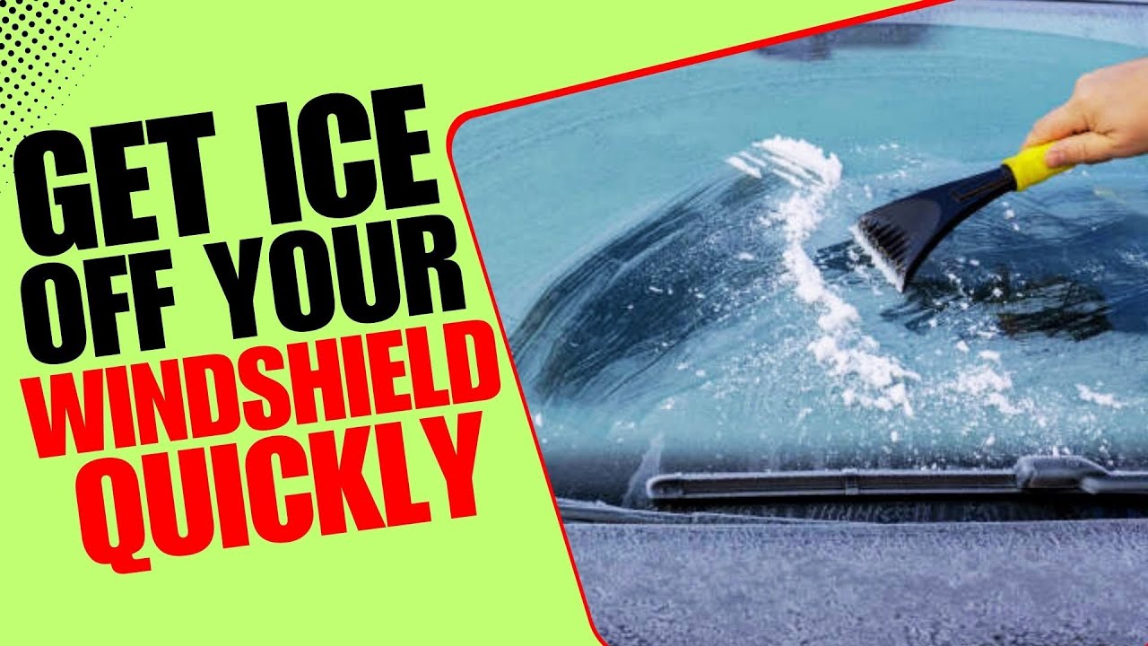 How to De-Ice Your Windshield Fast? - YouTube