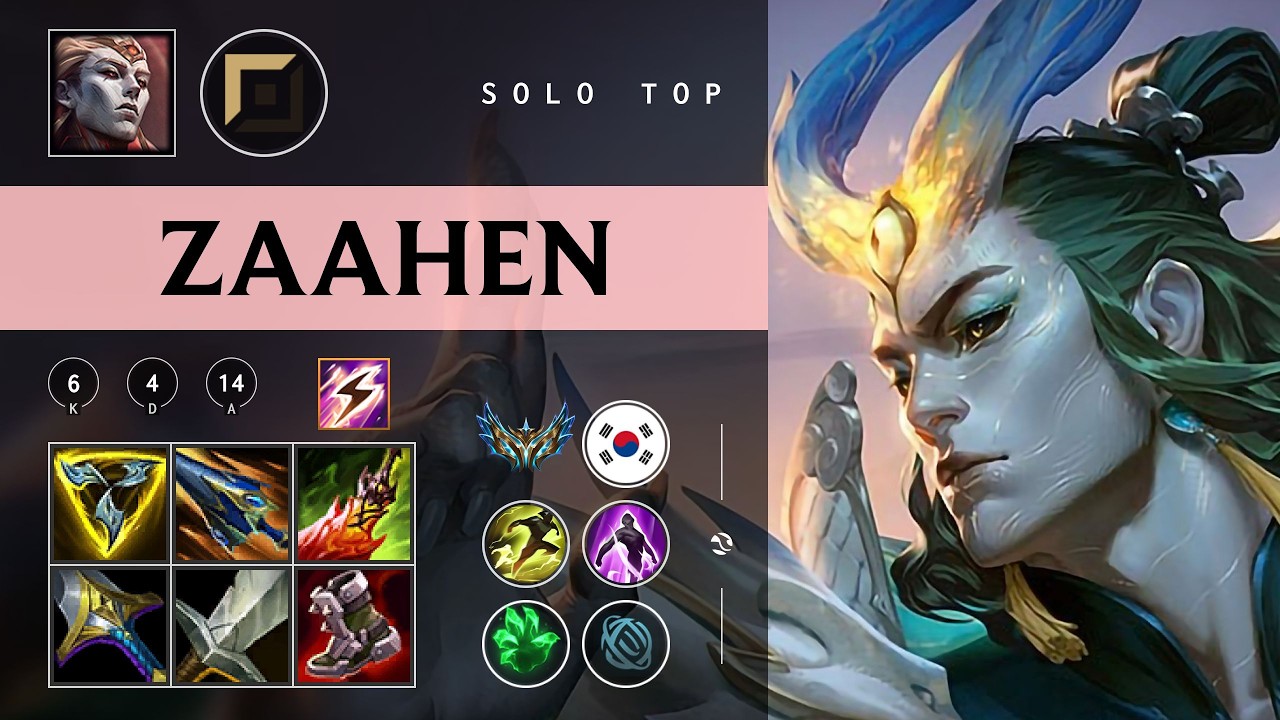 Zaahen Top vs Camille - KR Challenger Patch 26.04