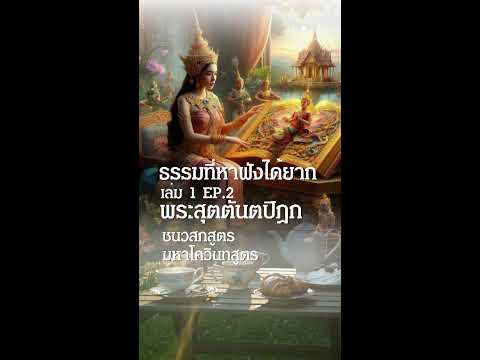 ◉ธรรมที่หาฟังได้ยาก EP.3  l  พระสุตตันตปิฎกเล่ม ๑     ชนวสภสูตร  มหาโควินทสูตร