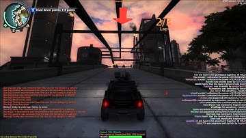 JC2-MP Race: Skull Island Rollercoaster