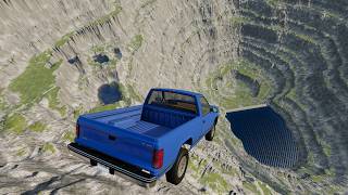 Can Any Car Survive the Leap of Death into a Giant Water 🌊 Pit?! | BeamNG.drive