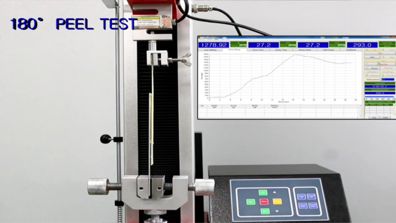 180 Degree Peel Test YouTube