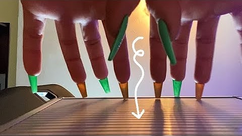 ASMR: Fast & Aggressive Tapping DOWN to the camera- Tons of camera taps! No talking asmr