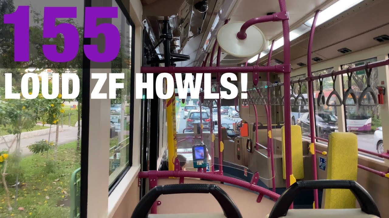 [SBST] INCREDIBLE ZF Ecomat Howls! - SBS8507D on Service 155 - Scania K230UB Euro IV Gemilang