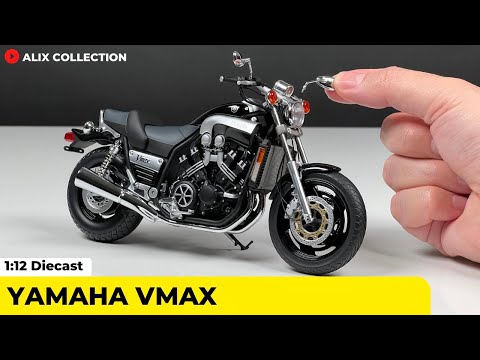 オートバイ・バイク MINICHAMPS Yamaha Vmax Unboxing of Yamaha Vmax 1993 (Black) 1:12 Diecast Model