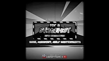 TOP 8 Strongest BFDI Contestants