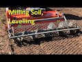 Milling soil levelling