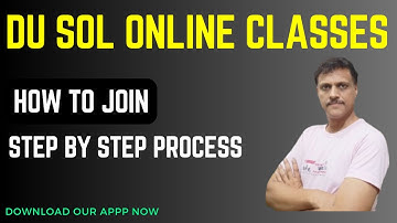 How to Join SOL ONLINE CLASSES on Microsoft Teams | Process to Join Online Class in DU SOL