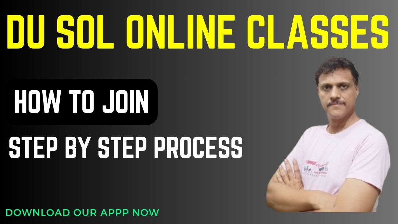 How to Join SOL ONLINE CLASSES on Microsoft Teams | Process to Join Online Class in DU SOL