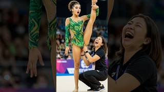 Wow Split Brazilian Gymnast Shocks Coach