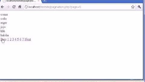 PHP & MySQL Pagination part 3