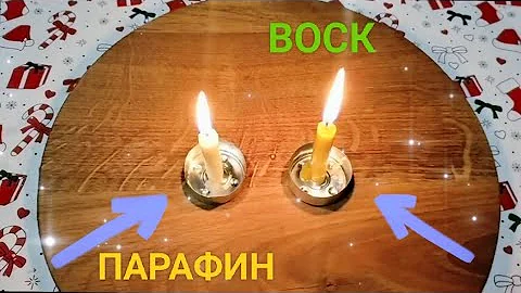 Какая свеча дольше горит? Восковая или парафиновая? Сделаем эксперимент и посмотрим.