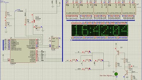 Đồng hồ LED ma trận 8x40 - ATmega8