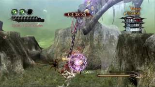 Sucking painfully at Bayonetta