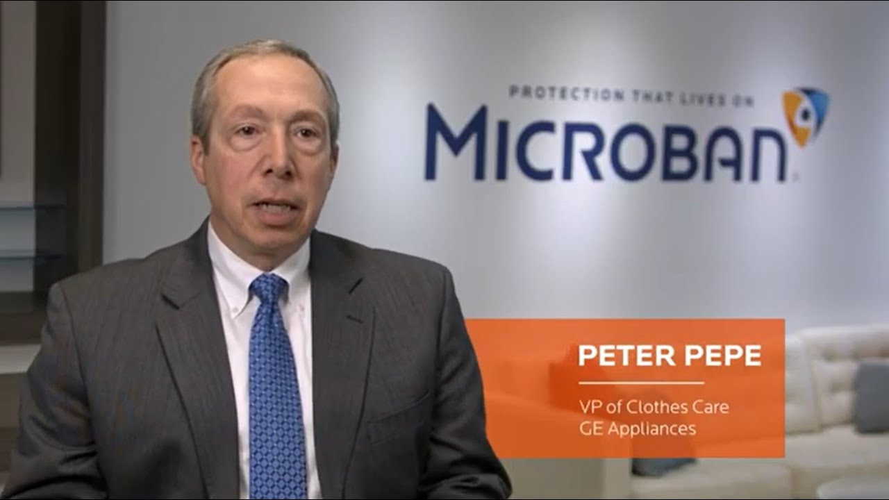 Microban Partner Testimonial GE Appliances Peter Pepe YouTube