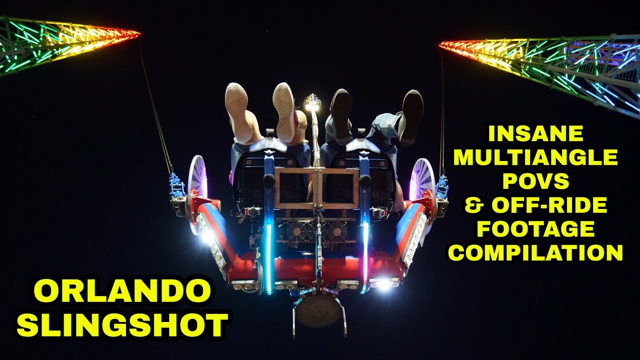 Orlando Slingshot INSANE POVs / OffRide Compilation! YouTube