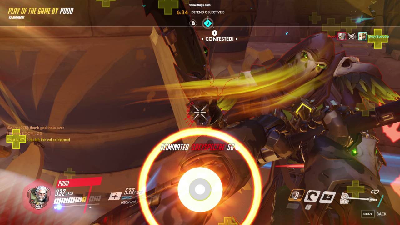 Solo team destruction - Reinhardt