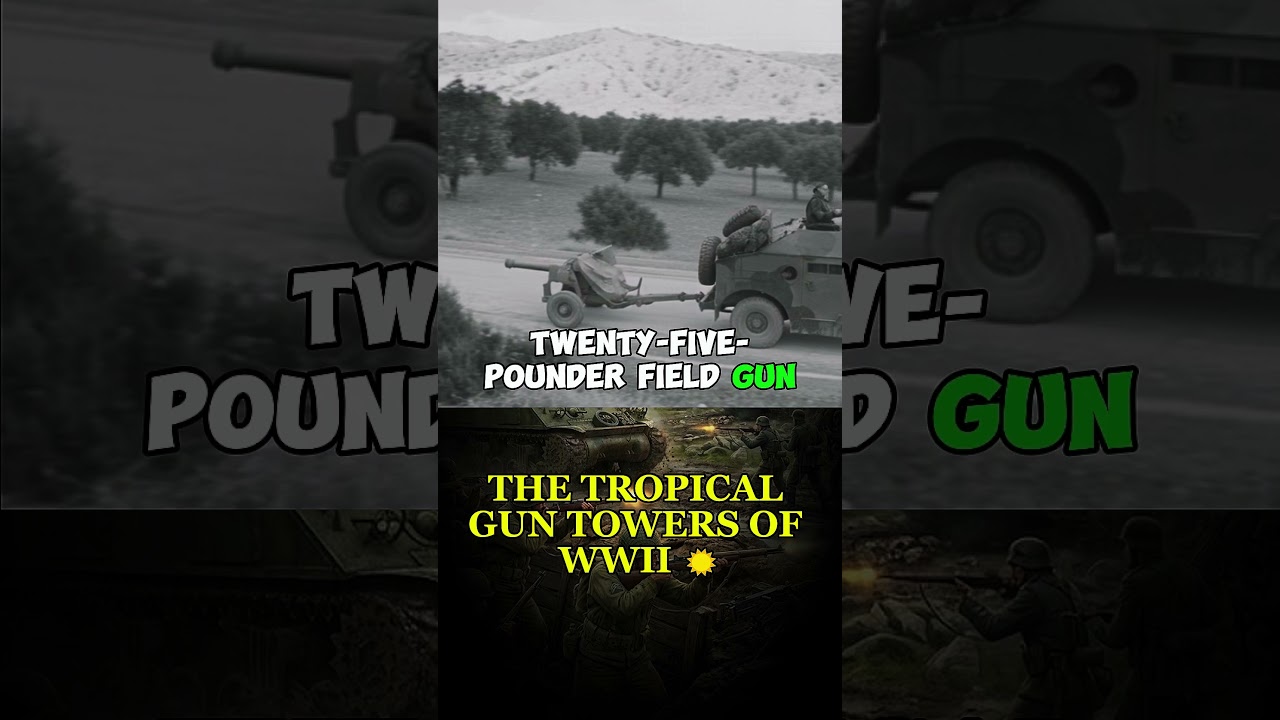 Тропические артиллерийские башни Второй мировой войны ☀️