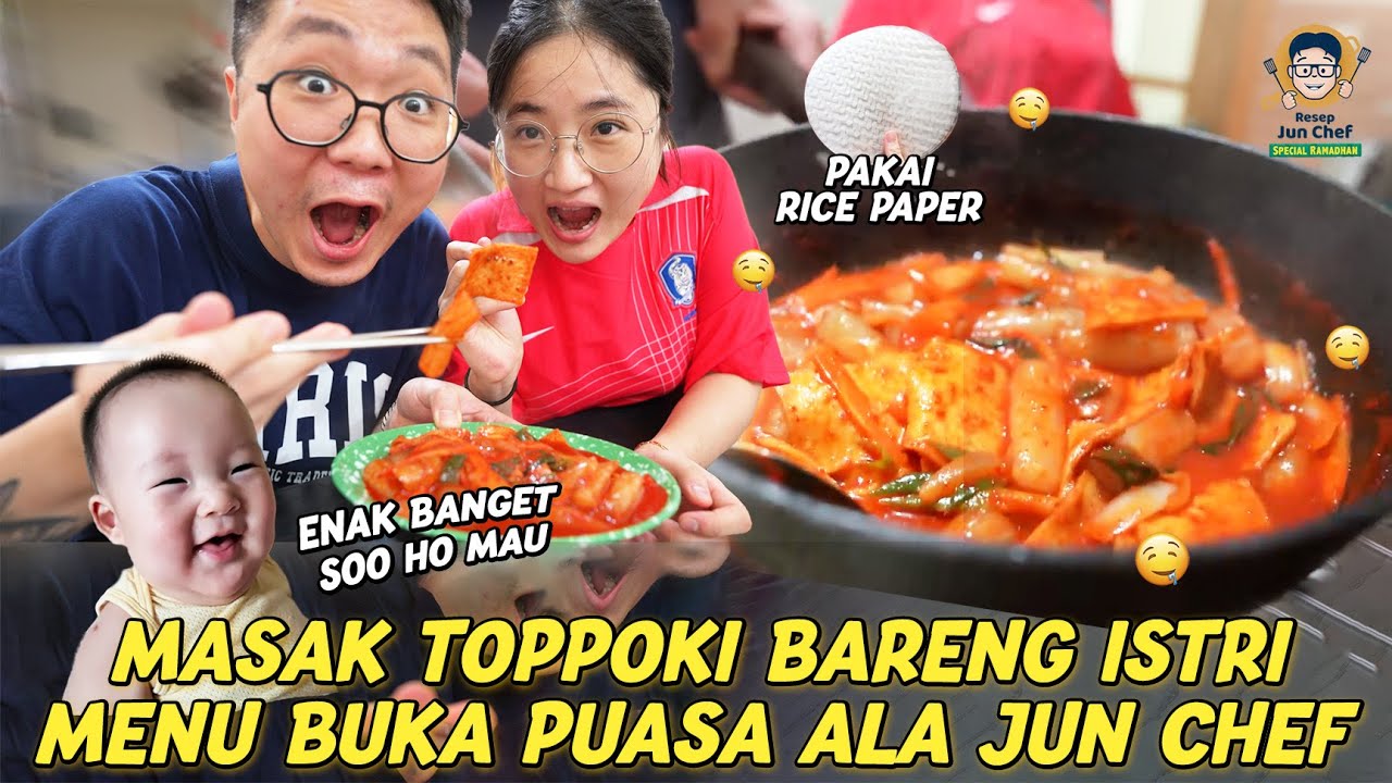 MENU BUKA PUASA ALA JUN CHEF.. TOPOKKI TANPA 