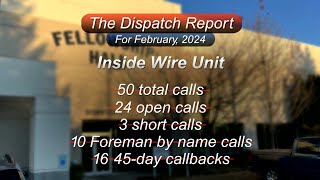 IBEW Local 46: Dispatch Report for February 2024