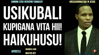 MBINU ZA KUISHI NA WATU WASIO MJUA MUNGU NA UKAWA NA KIBALI NA KUPENDWA KIRAHISI  Apostle Johaness