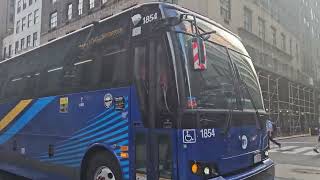 2025-2026 MCI Prevost X3-45 Bus #1854 on The Bronx Bound BxM10 Express Bus To Baychester, Bronx
