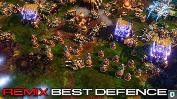 RA3 Remix Mod | Ultimate Defence , Challenge map - Red Alert 3 Mod - Multiplayer Gameplay