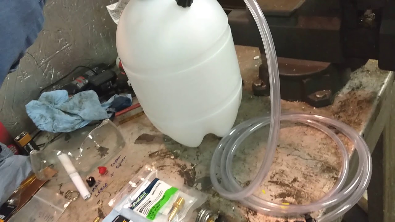Homemade brake bleeder apparatus (part 1) YouTube