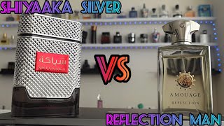 Khadlaj Shiyaaka Silver vs Amouage Reflection Man 