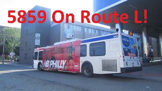 NeoplanDude | SEPTA 2004 New Flyer D40LF #5859 On Route L, To Olney Terminal!