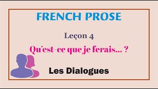 FR12 - Lecon 4 - QU'EST CE QUE JE FERAIS...? by Mrs. Josephine Jebaraj | Matric | State Board