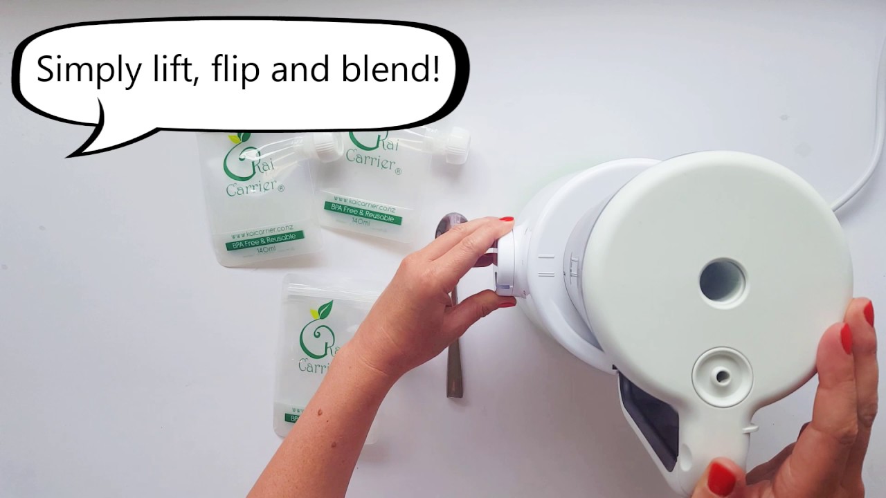 Homemade Baby Food in Avent Steamer Blender and Kai Carrier YouTube