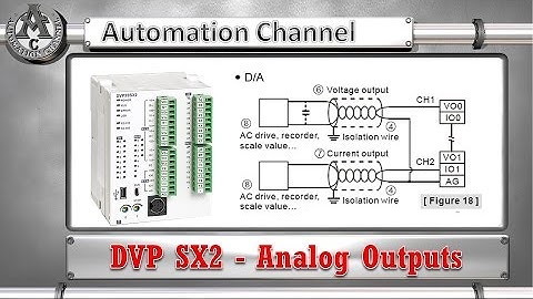 PLC DVP SX2   Analog Outputs