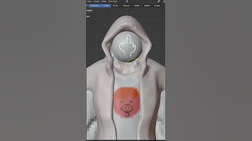 Can You Create a Sci-Fi Character with a Mask and Jacket like this? 1 Min Sculpt #shorts