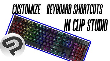 How to Customize your Keyboard Shortcuts in Clip Studio Paint.#clipstudiopaint #csp #howto