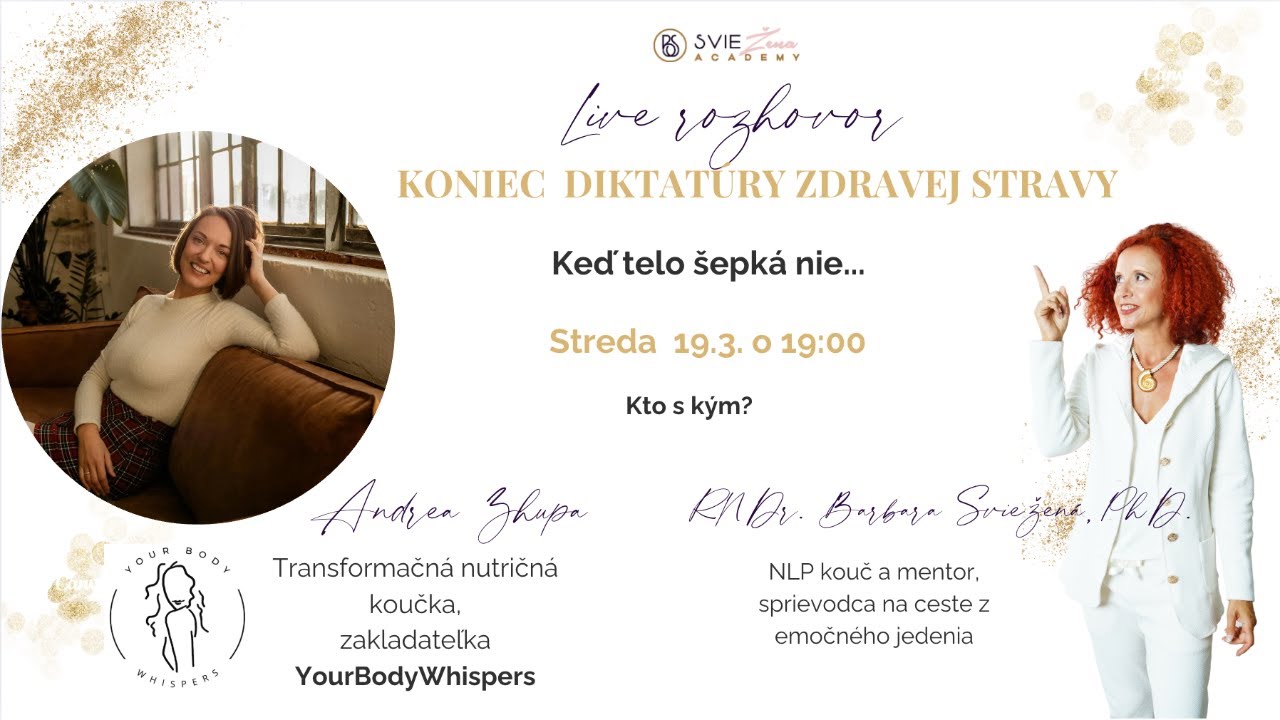 Koniec diktatúry zdravej stravy - Live rozhovor