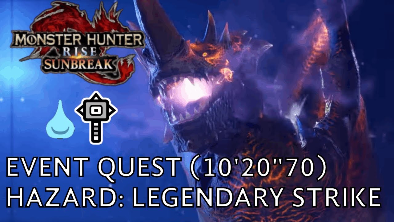 NEW DIFFICULT HAZARD QUEST Flaming Espinas Hammer Monster Hunter