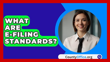 What Are E-filing Standards? - CountyOffice.org