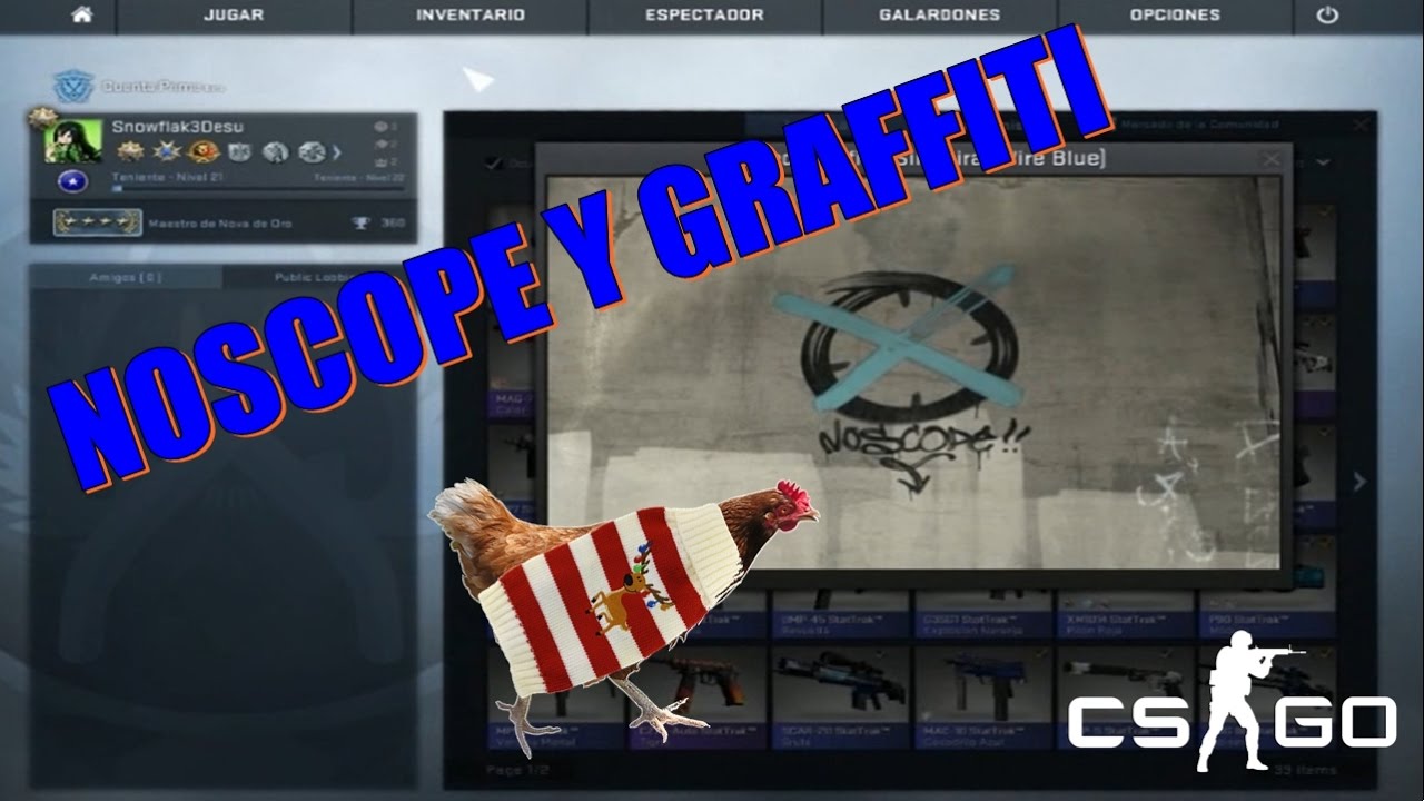 NOSCOPE Y GRAFFITI - CS:GO - YouTube