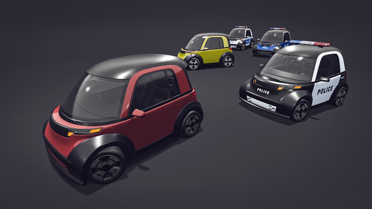 Microcar - Game Asset - Unity