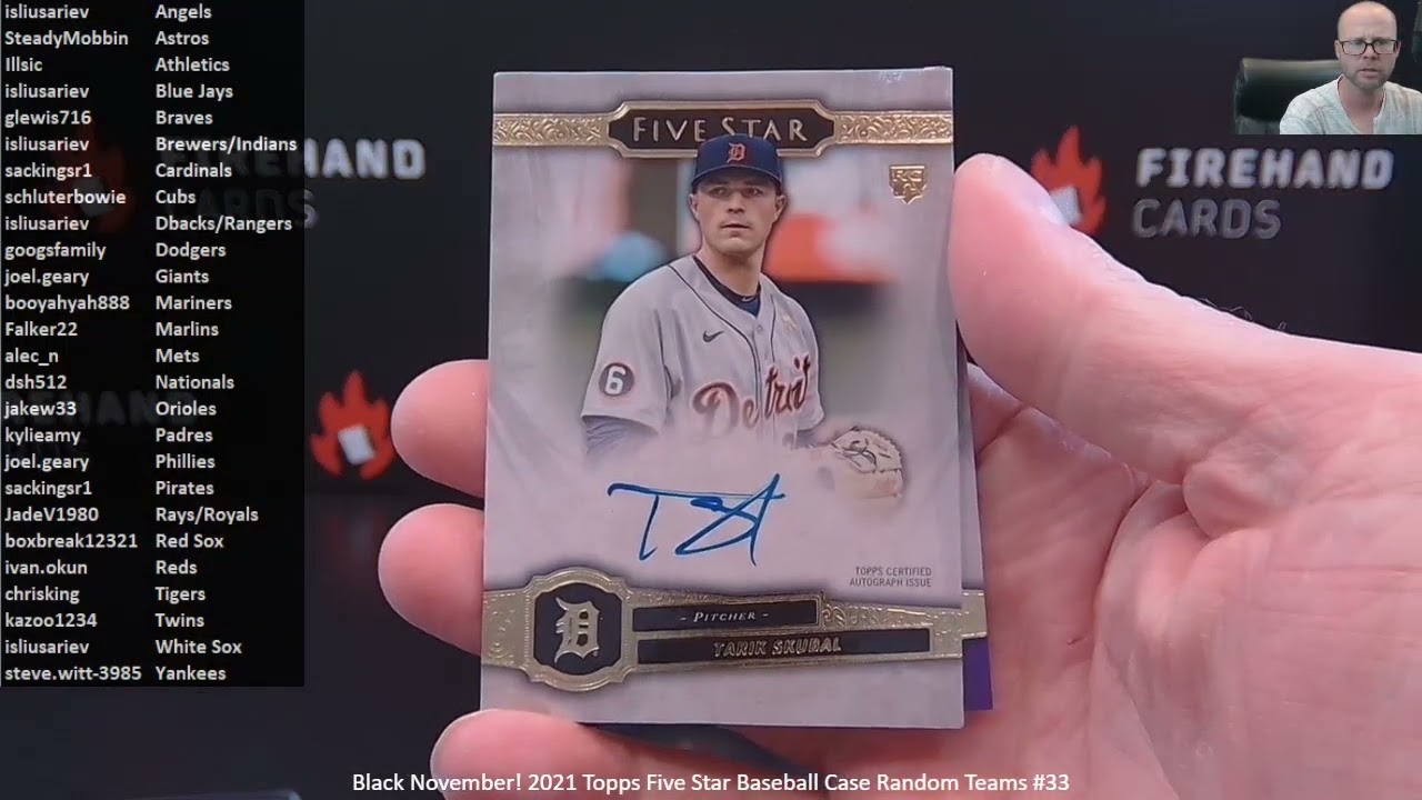 2021 Topps Five Star Baseball Case Random Teams 33 YouTube