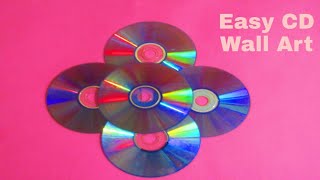 Easy CD Wall Art || DIY Cd Craft ideas || GirishShanku screenshot 2