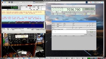 Raspberry PI CW KEYER -  CW Keyboard, Rig control & Log book- all with FLdigi
