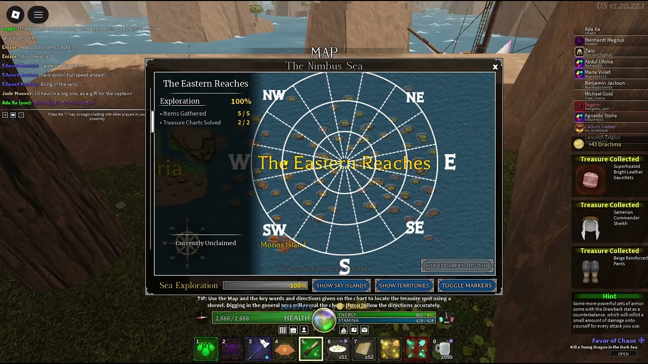eastern reaches halfway west decent height in the ground arcane odyssey